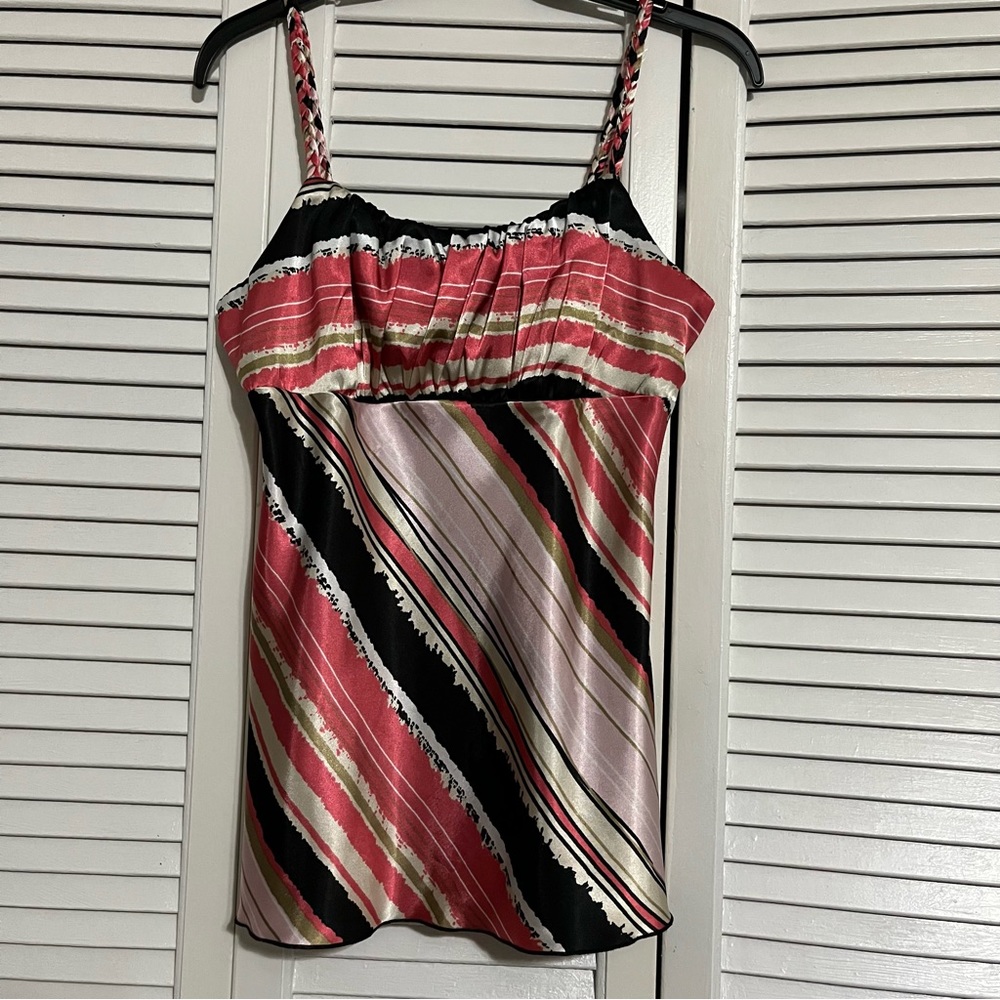 Pink Y2K retro camisole top